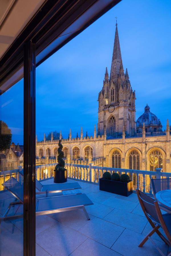 Old Bank Hotel Oxford Exterior foto The view from the hotel's rooftop